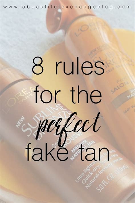 when to apply faux tan